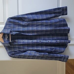 Express Men's dress shirt, small, blue